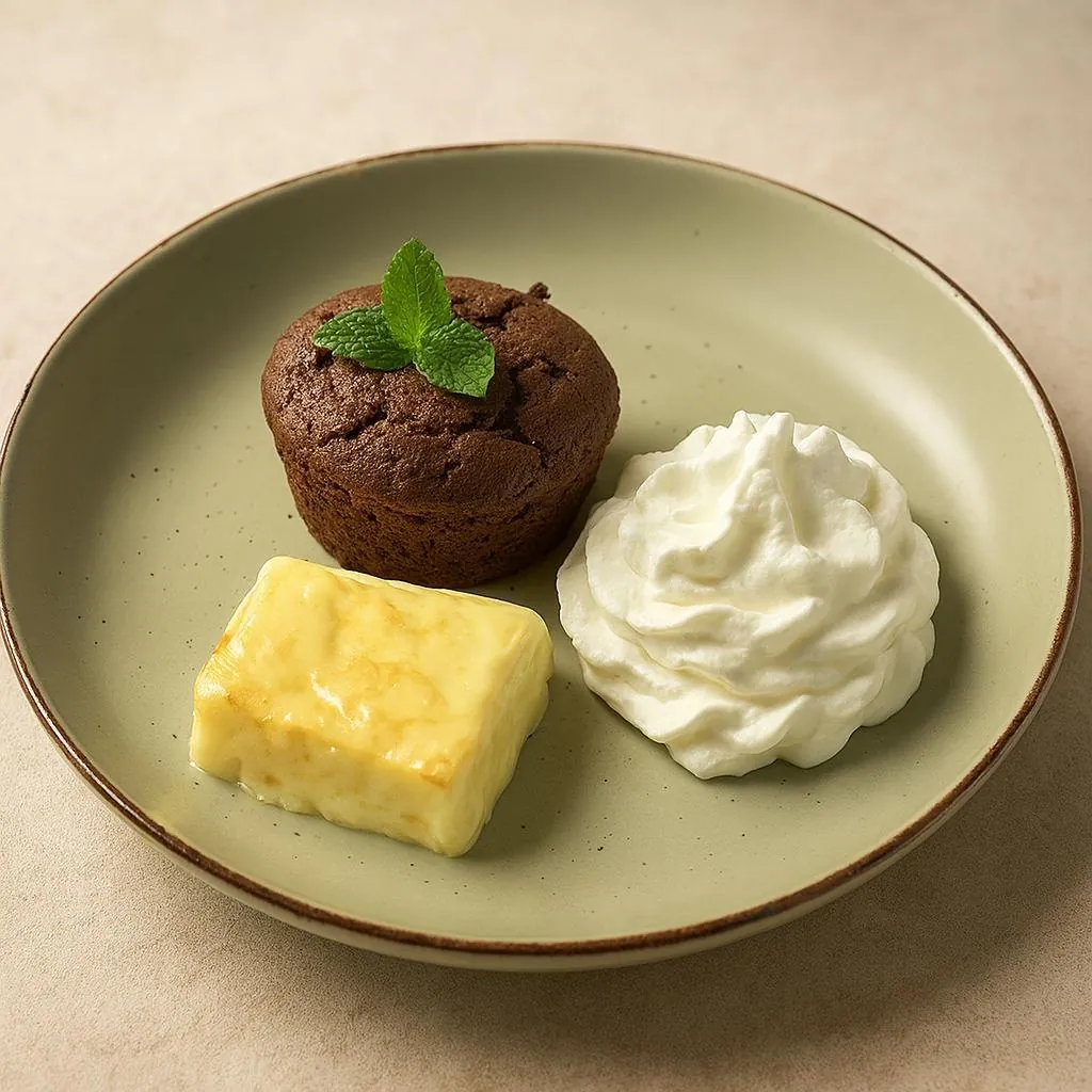 Coulant de xocolata amb crema